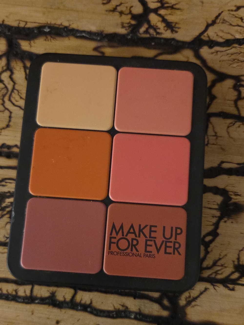 Makeup Forever Cream Blush Palette — Peach, Coral & Rosy Pink Set New See Notes